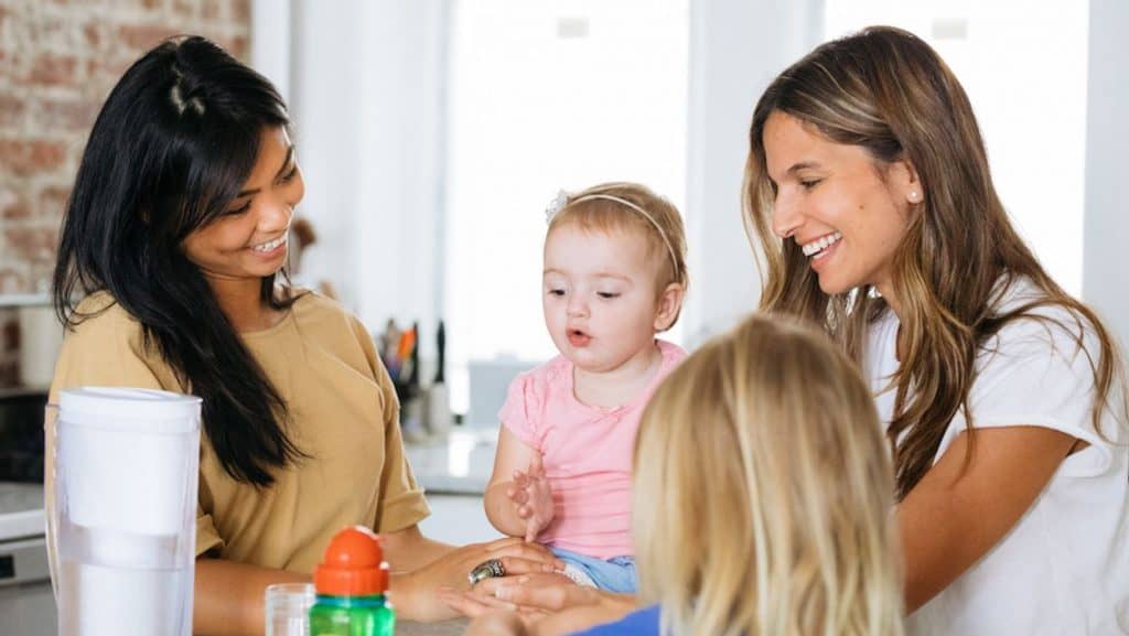 Nanny with family